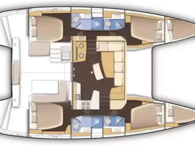 Wynajmij Katamaran z lub bez skippera Lagoon w Pirovac