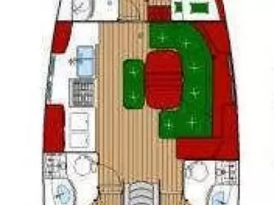 Wynajem Żaglowiec Bénéteau z patentem 