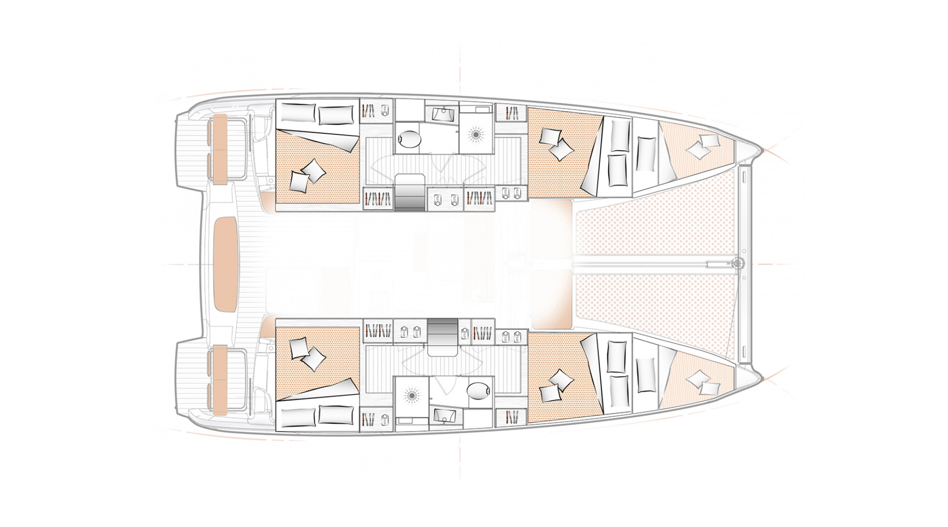 Wynajem Katamaran Excess z patentem 