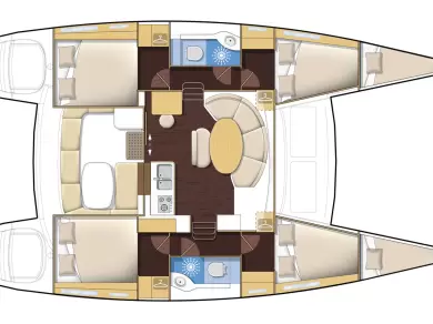 Wynajmij Katamaran z lub bez skippera Lagoon w Gouvia