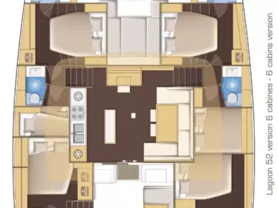 Wynajem Katamaran w Alimos - Lagoon Lagoon 52