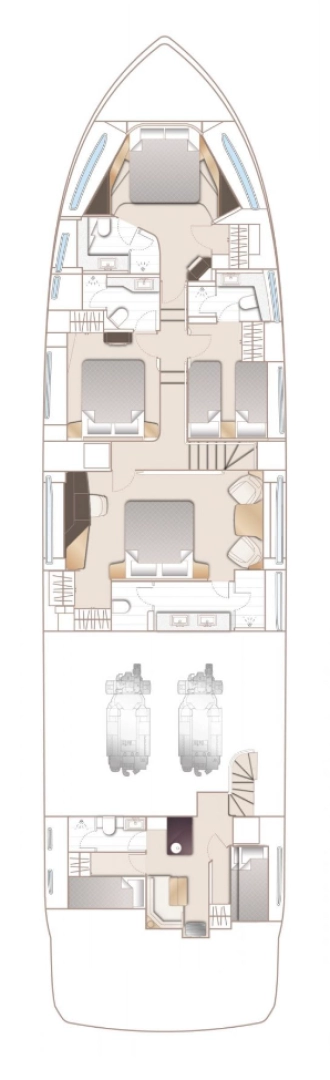 Wynajem łodzi Alimos tanio Princess Y85