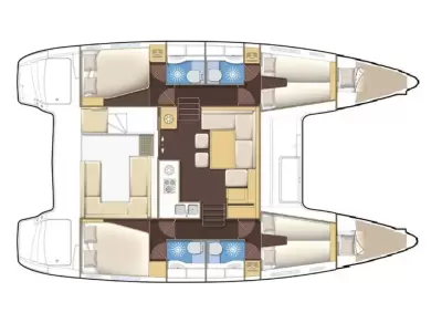 Wynajmij Katamaran z lub bez skippera Lagoon w Sukosan