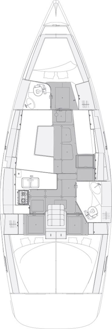 Wynajem Żaglowiec w Zadar - Elan Impression 40.1