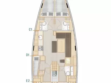 Wynajem Żaglowiec w Donji Seget - Hanse Hanse 508