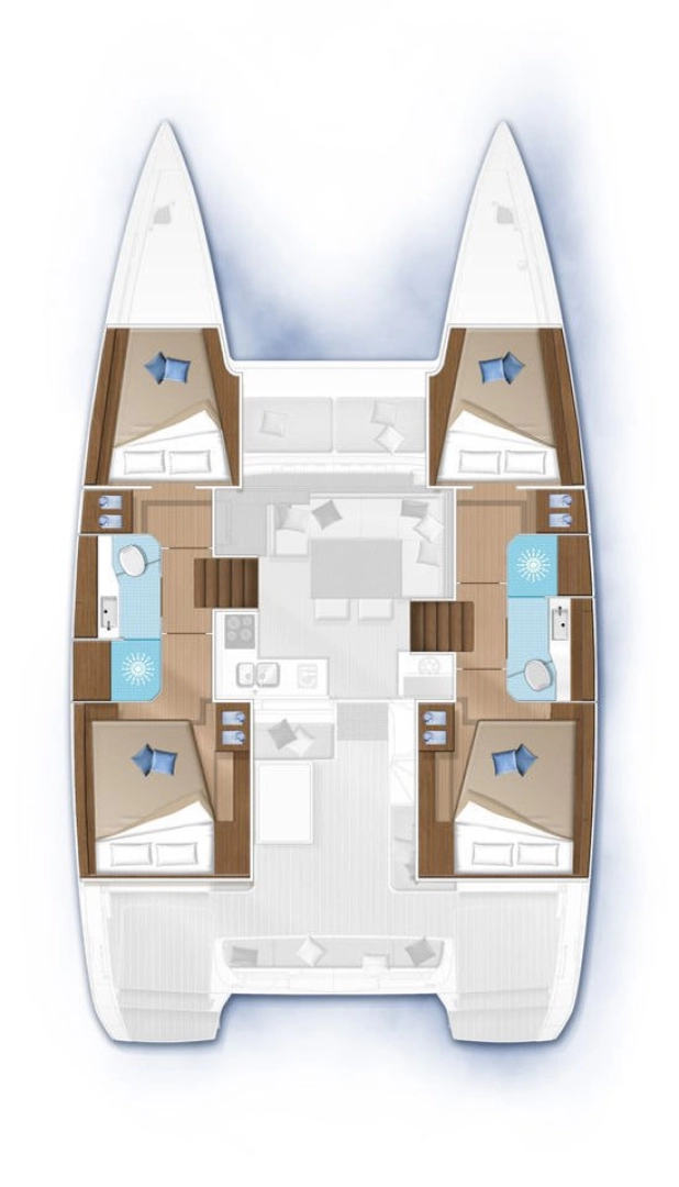 Wynajem łodzi Lagoon Lagoon 40 w Donji Seget na SamBoat 