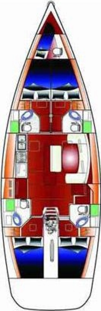 Wynajem łodzi Anzio tanio Cyclades 50.4