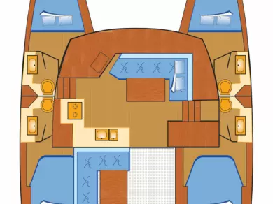 Wynajem Katamaran w Rogoznica - Fountaine Pajot Lucia 40