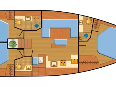 Hanse Hanse 460 między profesjonalistami a osobami prywatnymi w Rogoznica