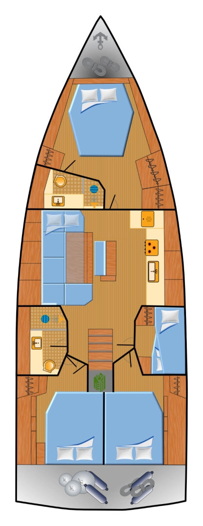 Wynajem łodzi Pula tanio Hanse 460