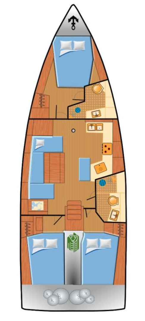 Bénéteau Oceanis 40.1 między profesjonalistami a osobami prywatnymi w Punat