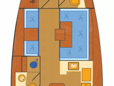 Wynajem łodzi Jeanneau Sun Odyssey 419 w Rogoznica na SamBoat 