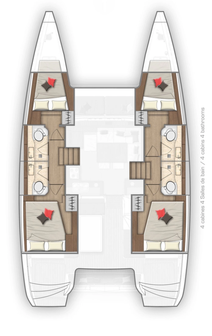 Wynajmij Lagoon Lagoon 40 w Lefkáda
