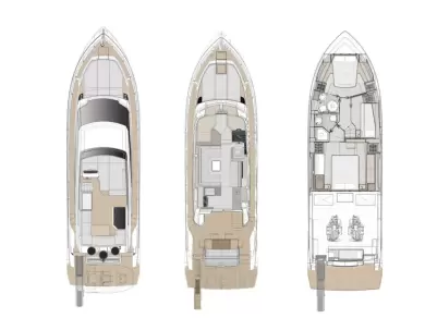 Wynajem łodzi Podstrana tanio Ferretti Yachts 500 - 3 + 1 cab