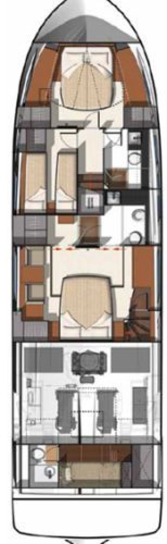 Wynajem Luksusowy jacht Prestige Yachts z patentem 