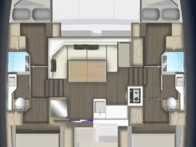 Wynajem Katamaran Aventura z patentem 