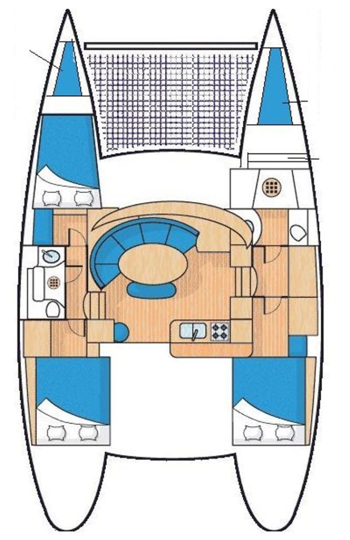 Wynajmij Katamaran z lub bez skippera Lagoon w Biograd na Moru