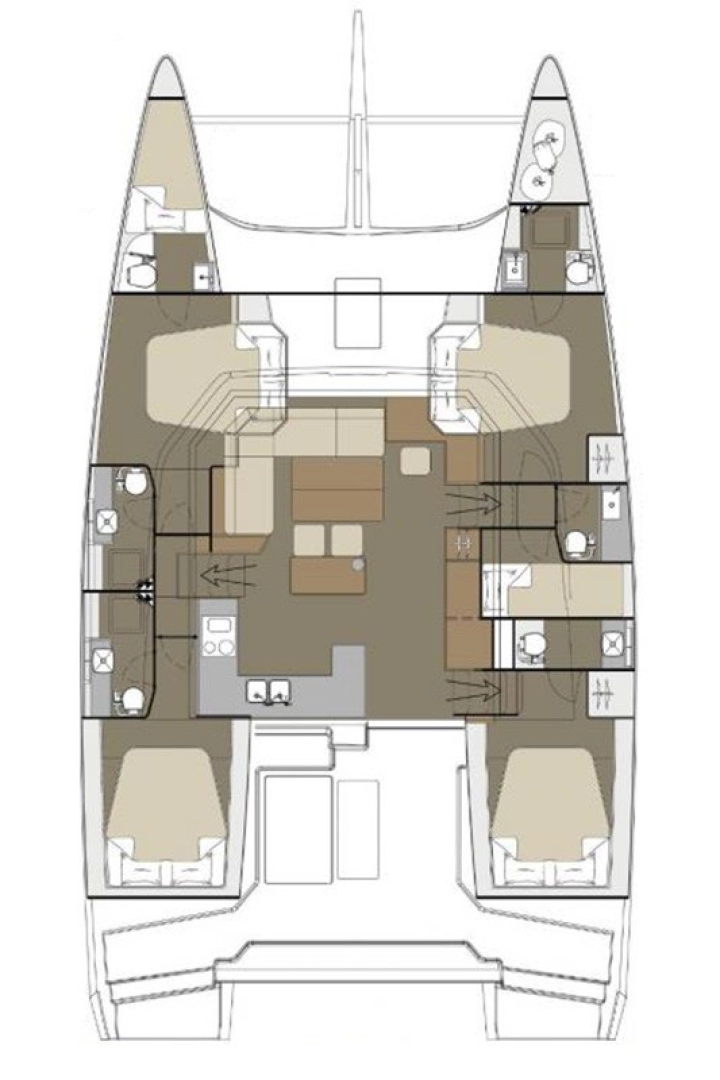 Wynajmij Dufour Dufour Catamarans 48 Sail w Komolac