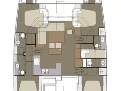 Wynajem Katamaran w Komolac - Dufour Dufour Catamarans 48 Sail