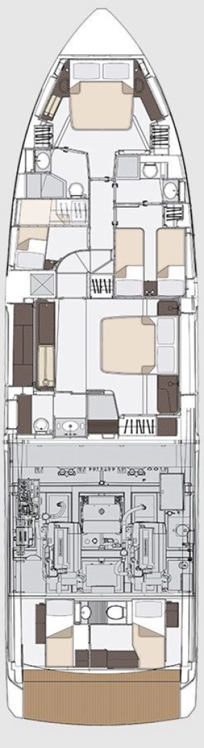 Wynajmij Azimut Azimut 68 w Podstrana