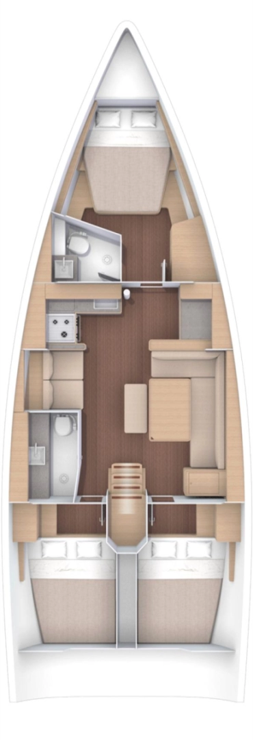 Wynajem łodzi Dufour Dufour 430 w Sibenik na SamBoat 