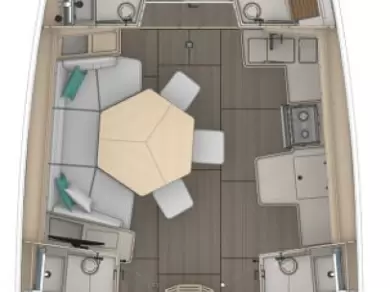 Wynajem Żaglowiec Dufour z patentem 