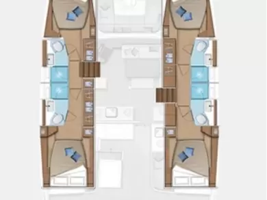 Wynajmij Katamaran z lub bez skippera Lagoon w Trogir