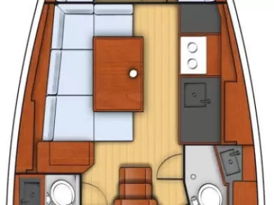 Bénéteau Oceanis 38 między profesjonalistami a osobami prywatnymi w Biograd na Moru