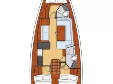 Wynajem łodzi Pomer tanio Oceanis 41.1