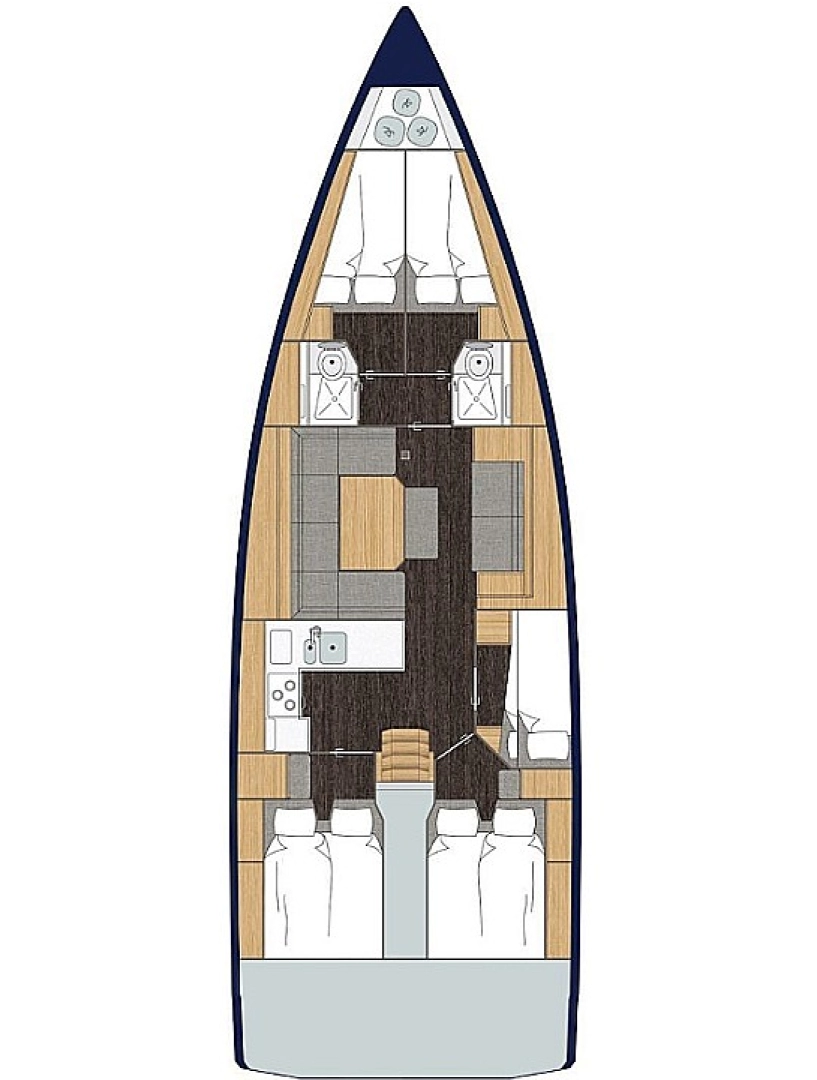 Wynajem Żaglowiec w Alimos - Bavaria Bavaria C45
