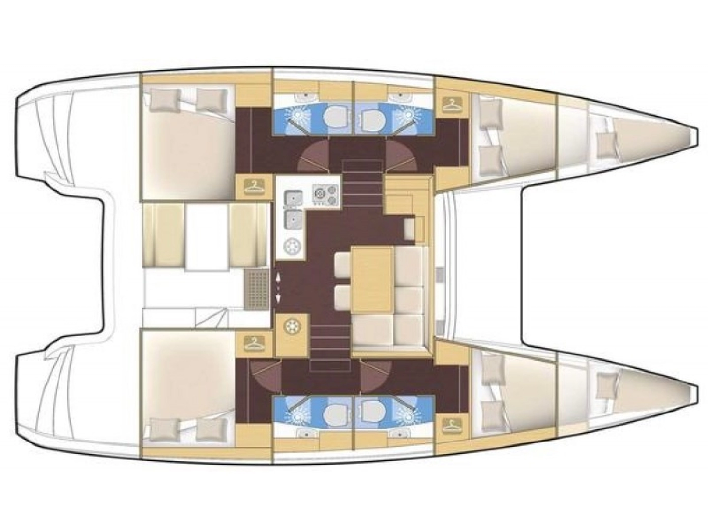 Wynajem łodzi Palairos tanio Lagoon 40