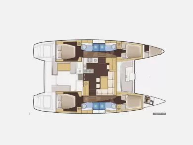 Wynajem Katamaran Lagoon z patentem 