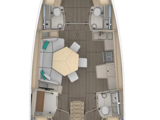 Wynajem Żaglowiec Dufour z patentem 