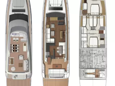Wynajmij Prestige Yachts Prestige 690 w Zadar