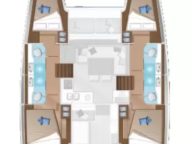 Wynajem Katamaran Lagoon z patentem 