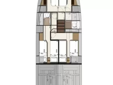 Jeanneau Prestige 460 Fly - 3 + 1 cab. między profesjonalistami a osobami prywatnymi w Komolac