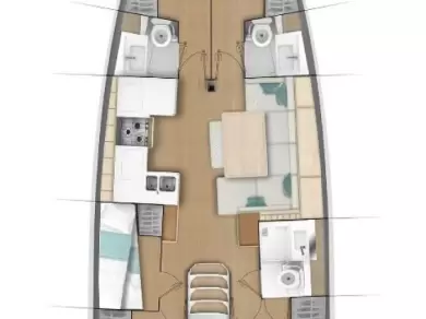 Wynajem łodzi Rogac tanio Sun Odyssey 490
