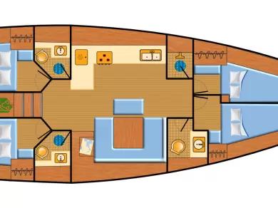 Wynajem łodzi Palma de Mallorca tanio Cruiser 45