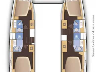 Lagoon Lagoon 42 między profesjonalistami a osobami prywatnymi w Alimos