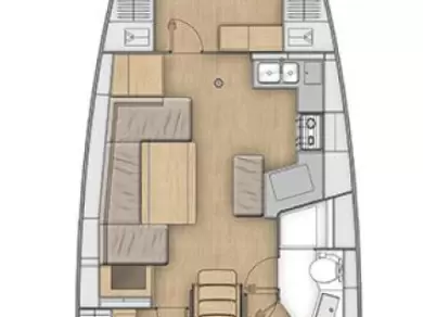 Wynajmij Bénéteau Oceanis 40.1 w Komolac