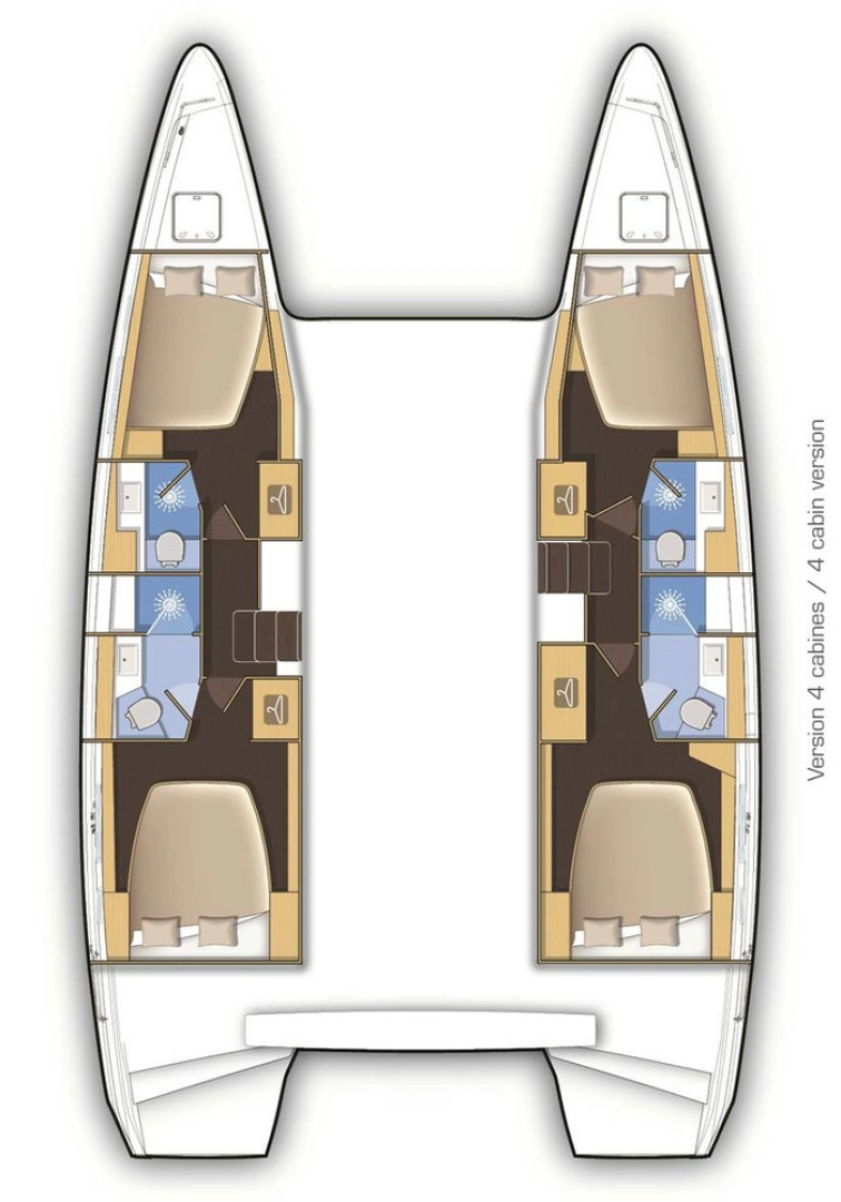 Wynajem Katamaran w Salamína - Lagoon Lagoon 42