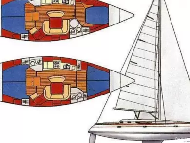 Wynajem Żaglowiec w Deme of Volos - Jeanneau Sun Odyssey 45.1