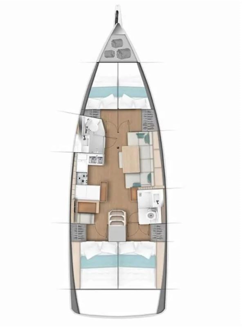 Wynajem w Gouvia- Jeanneau Sun Odyssey 440 na SamBoat