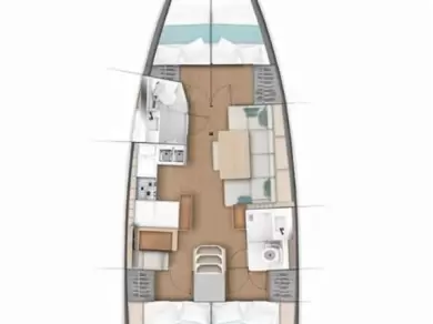 Wynajem w Gouvia- Jeanneau Sun Odyssey 440 na SamBoat