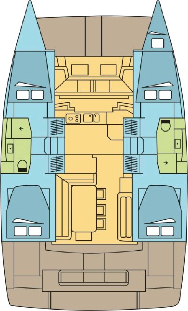 Wynajem Katamaran w Saint Thomas - Bali Bali 4.2