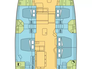 Wynajem Katamaran w Nassau - Bali Bali 5.4