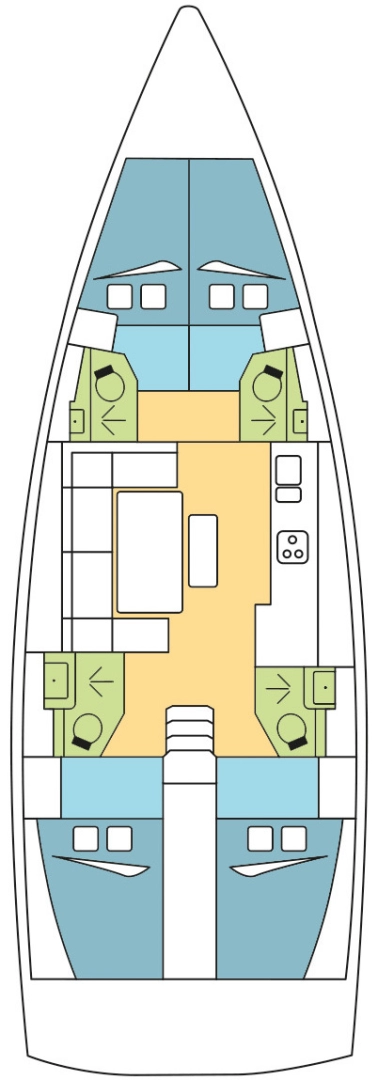 Wynajem Żaglowiec w Donji Seget - Dufour Dufour 460 Grand Large