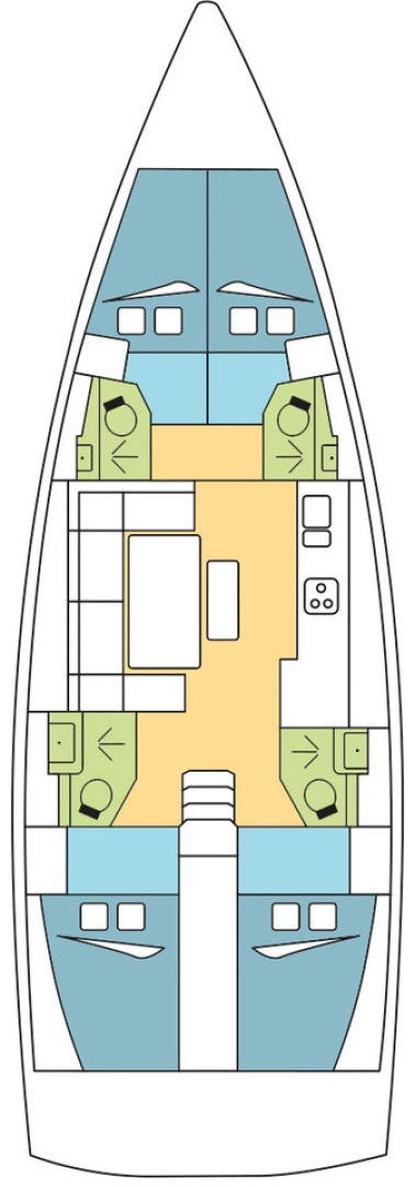 Wynajem w Kos- Dufour Dufour 460 Grand Large na SamBoat