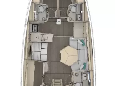 Wynajem łodzi Donji Seget tanio Dufour 48