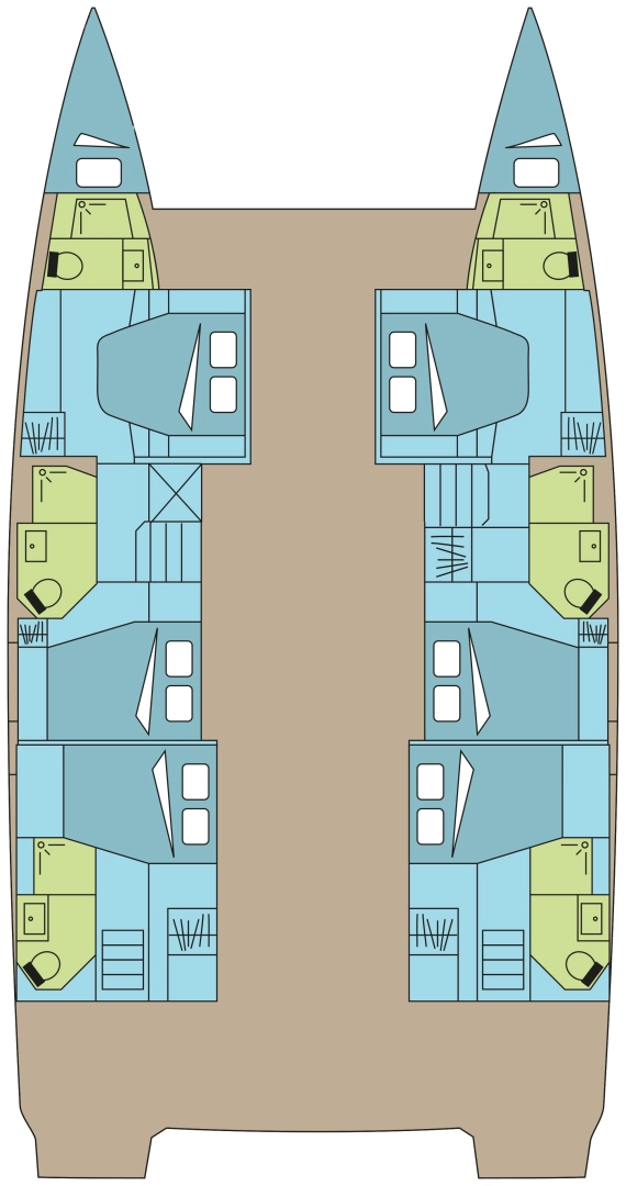 Fountaine Pajot Fountaine Pajot Aura 51 SMART ELECTRIC - 5 cab. między profesjonalistami a osobami prywatnymi w Pozzuoli